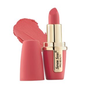 Seven Seas Lip Comfort Velvet | Smooth Application |Transferproof & Smudge Proof | Highly Pigemented Lipstick for Women (Rosebud Cherry)